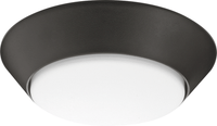 Versi LED Flush Mount with Switchable White, 7IN, Switchable CCT - 3000K, 4000K, 5000K, Wet Location Listing, Dark Bronze Textured,