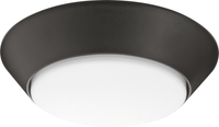 Versi LED Flush Mount with Switchable White, 7IN, Switchable CCT - 3000K, 4000K, 5000K, Wet Location Listing, Dark Bronze Textured,