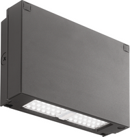 LED Wall Pack, 2954 Lumens, 4000K, 120-277V, Photocell, Dark Bronze Finish