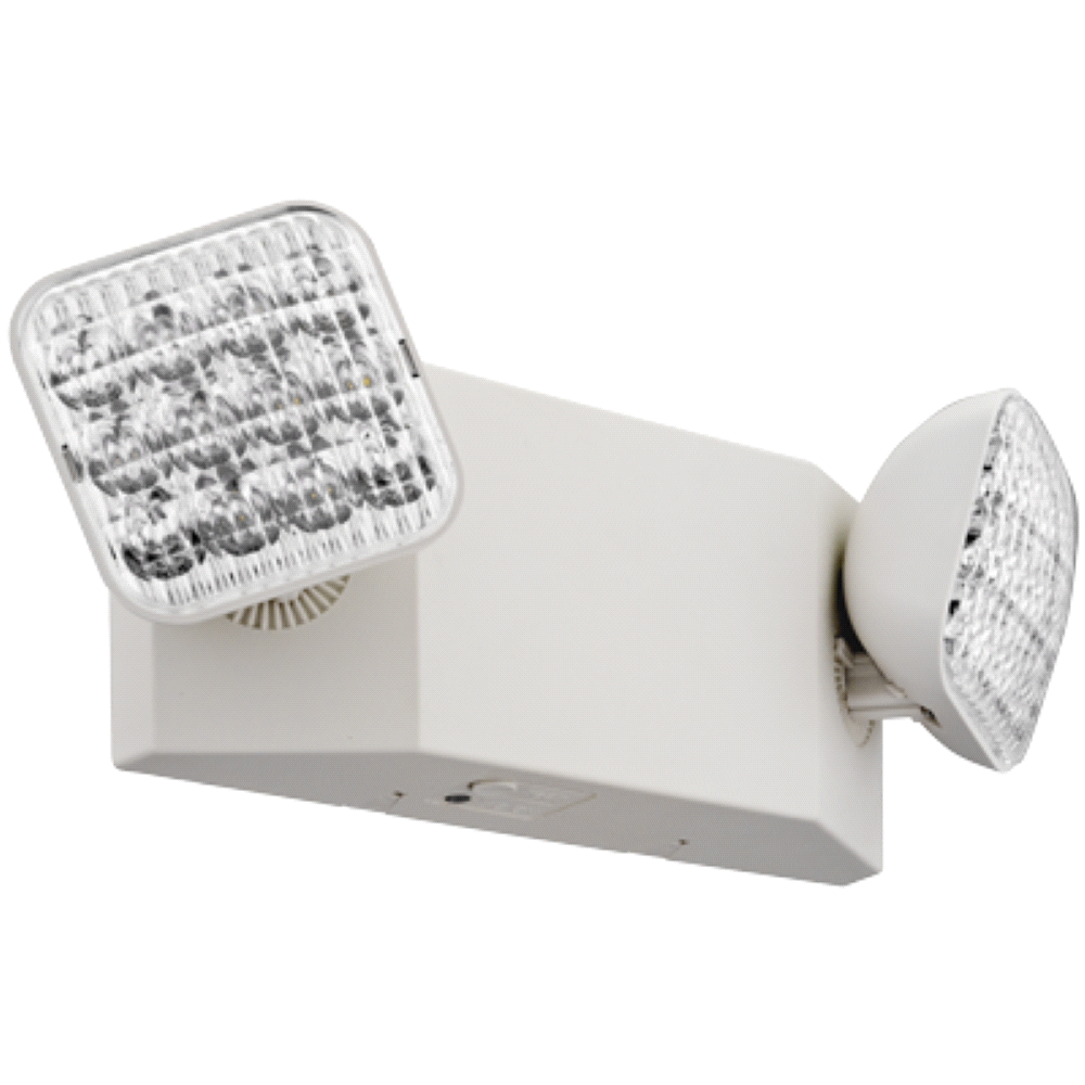 LED, Two-headed Emergency Unit, California Certified, Dual Voltage