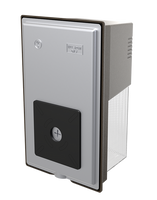 LED Mini WallPack, Adjustable Lumen Output - 1000, 1700, 2400LM, Switchable CCT 3000K, 4000K, 5000K, 80 CRI, 120-277V, Dark Bronze