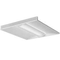 Volumetric Recessed Lighting 2FTx4FT ReLight, Nominal 4800 LM, Curved, Linear Prismatic, Generic Dimming Driver (0-10v), Dims to 1%, 80+ CRI, 4000K