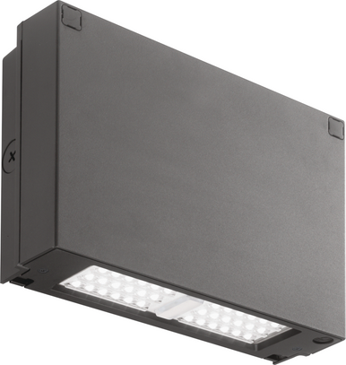 LED Wall Pack, 2954 lumens,5000K ,120-277V,Photocell, buttontype,Dark bronze finish, super durable