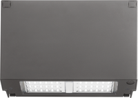 LED Wall Pack, 2954 lumens, 5000K, 120-277V, Photocell, buttontype, Dark bronze finish, super durable