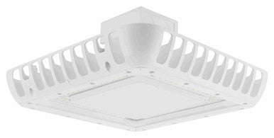 LED Gas Station Canopy Light - Recessed Mount - Selectable 150/120/90/60 Watts - Max 22000 Lumens - 5000K Daylight - 120-277V