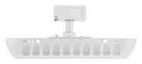 LED Gas Station Canopy Light - Recessed Mount - Selectable 100/80/60/40 Watts - Max 15000 Lumens - 5000K Daylight - 120-277V