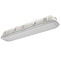 LED Enclosed/Gasketed, 24IN, 3, 000LM, Clear polycarbonate, Medium, 120V-277V, Generic driver 0-10V dimming, 4000K, 90 color rendering index, Stainless steel latches, quick-mount ceiling bracket