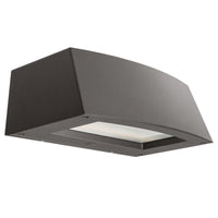 ARC LED Size 1 Wallpack, 2165 Lumens, 4000K, 120-277V, Emergency battery backup, 4W, Hot, Dark bronze finish, super durable