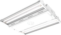 Compact Pro LED High Bay, 48,000LM, High efficiency, Glare Control Lens, Narrow distribution, 120V-277V, Generic driver 0-10V dimming, 5000K, 80 color rendering index, White