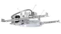 LDN 6IN Round New Construction Housing, 4000K, 1, 000 Lumens, 120-277V, 1% Dimming, Emergency Battery Pack With Integral Test Switch