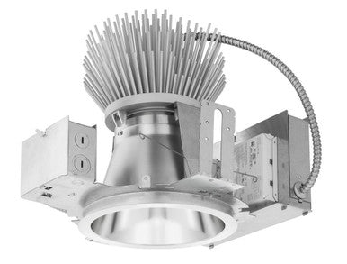 LDN 8IN Round New Construction Housing, Switchable Lumens – 1000LM, 1500LM & 2000LM, Switchable CCT – 30K/35K /40K/50K, 120-277V, 0-10V Dimming