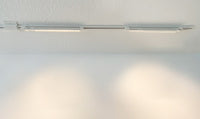Light Bar Style LED Track Head Only  - 2 Foot - Black Finish - 30 Degree Beam - 1920 Lumens - 3000K Soft White - 30 Watt - Dimmable - 3 Contact Halo Style