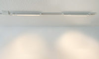 Light Bar Style LED Track Head Only  - 3 Foot - Black Finish - 30 Degree Beam - 2880 Lumens - 3000K Soft White - 45 Watt - Dimmable - 3 Contact Halo Style