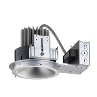 8IN L-Series New Construction Downlight, 1700 Lumens, 3000K, Multi-Volt (120V - 277V), Generation 4, 90+ CRI, Generic Driver. Linear Dimming to 1% min.