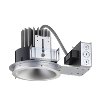 8IN L-Series New Construction Downlight, 1700 Lumens, 3000K, Multi-Volt (120V - 277V), Generation 4, 90+ CRI, Generic Driver. Linear Dimming to 1% min.