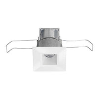 Mini LED Downlight, 12V, Square, 300 Nominal LM, 3500K, 80+ CRI, Narrow Flood, Environment, White