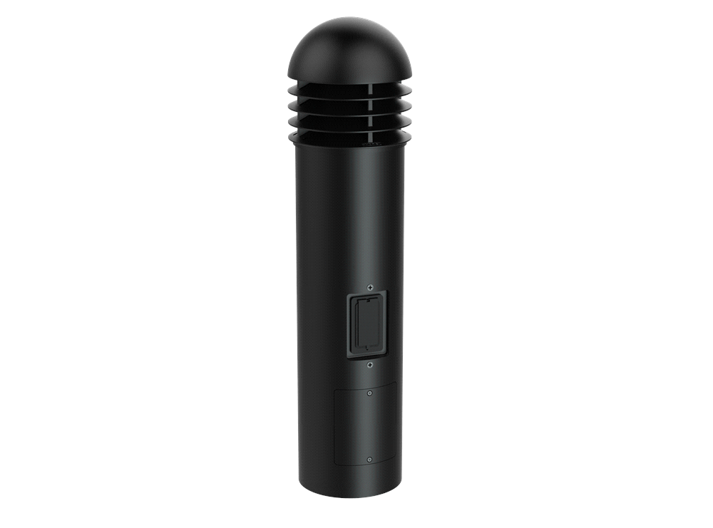 3110 Bollard vandal resistant LED, 42IN Height, LED 8 Chip on Board, 4000K, 120V-277V, Symmetric, Constant Current, Dimming to 5%, Lamp InstalLED, Dark bronze
