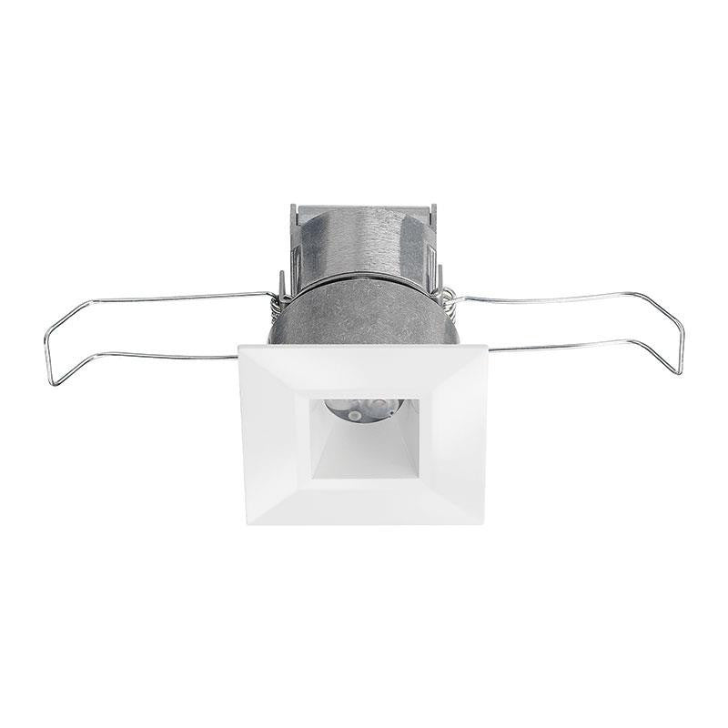 2IN Mini LED Gimbal, 12V, Square, 300 Nominal LM, 3500K, 80+ CRI, Narrow Flood, White