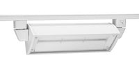 Trac-Master Close-to-Trac LED Wall Wash/Flood, HTEK Adapter, 4000K, 80 CRI, On/Off (Non-Dimming), White