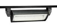Trac-Master Close-to-Trac LED Wall Wash/Flood, HTEK Adapter, 3500K, 80 CRI, On/Off (Non-Dimming), Black