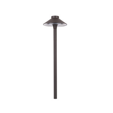 Smart Color Changing LED Tiki Path Light in Brass Bronze