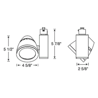 Trac-Master Conix II LED, Generation 3 - T263L G3 40K 80CRI PDIM FL BL