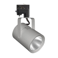 Trac-Master Flat Back Cylinder LED, 4000K, 90 CRI, Phase Dimmable, Narrow Flood, Silver