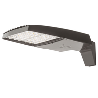 RSX LED Area Light, Size 2, 22910 Lumens, 4000K, Type V distribution, XVOLT, Square pole mounting, Black finish, super durable