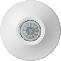 Low Voltage Ceiling Mount Sensor, Large Motion / Extended Range 360° Lens, Rear RJ-45 Ports, USPOM