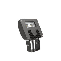 LED Flood Luminaire, 4000K, Wide Flood Distribution, 120-277V, Yoke with Cord, Bronze Finish