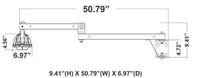 Loading Dock Light Fixtures With 30 Watt Integrated Round LED - 3300 Lumens - 6000K Daylight - Plug In 120V