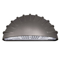 70 Watt LED Half Moon Wall Pack - 9446 Lumens - 4000K Cool Light - 120-277V - Bronze Finish - Photocell