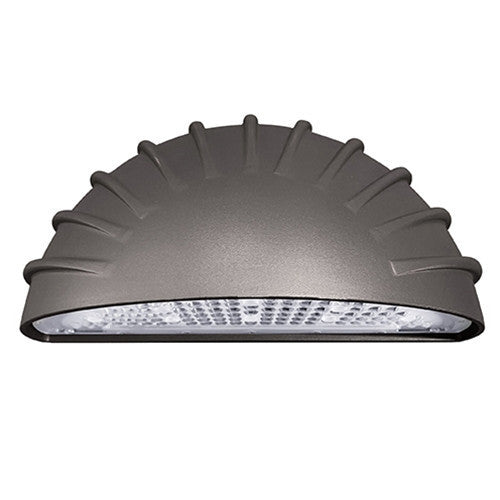 70 Watt LED Half Moon Wall Pack - 9446 Lumens - 4000K Cool Light - 120-277V - Bronze Finish - Photocell