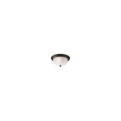 Three-Light Melon 15-1/4" Close-to-Ceiling - Damp Location Listed - P3818-20