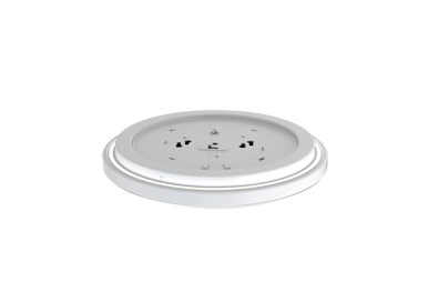11 Inch Round, LED, Switchable, Flush Mount, 11IN, Switchable CCT ? 2700K, 3000K, 3500K, 4000K, 5000K, 90+ CRI, White &Black Trim Ring - FMLR 11IN SWW5 90 CRI WBT M4