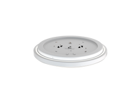 11 Inch Round, LED, Switchable, Flush Mount, 11IN, Switchable CCT ? 2700K, 3000K, 3500K, 4000K, 5000K, 90+ CRI, White &Black Trim Ring - FMLR 11IN SWW5 90 CRI WBT M4