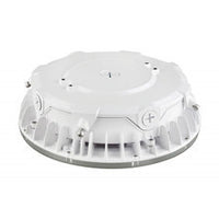 LED Halo Canopy Light with Motion Sensor - 40W - 5300 Lumens - 120-277V - Color Temperature Selectable 30K/40K/50K - White Finish