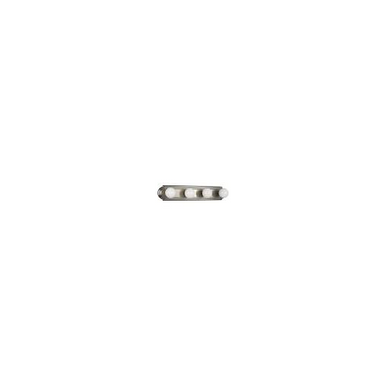 Broadway Collection Four-Light Brushed Nickel Traditional Bath Vanity Light
