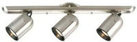 Three-Light Multi Directional Roundback Wall/Ceiling Fixture - Damp Location Listed - Model P6160-09