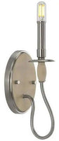 Durrell Collection One-Light Brushed Nickel Wall Bracket