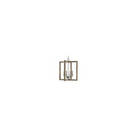 Turnbury Collection Four-Light Galvanized Finish Coastal Chandelier Light - Dry Location Listed