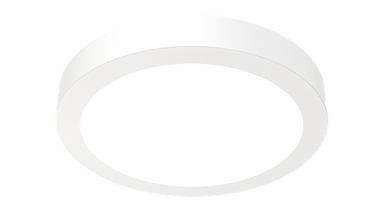 Juno SlimBasics SurFace Mount - Round, 6IN, 30K, 40K, 50K 90 CRI, White Finish