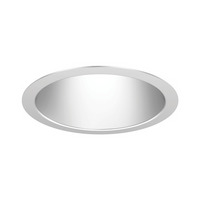 Incito LED Open Downlight, 6 IN White Painted, Trim - Model  ICO 6WR TRIM U