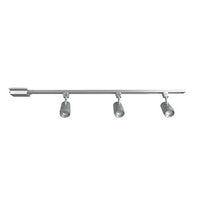 Ocularc 3 Light Track Kit with Floating Canopy Feed and 4Ft Track with End Caps in Black - H-7011/3-930-PT