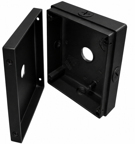 Hubbell Outdoor Lighting ACC-O-WP-BB-BLT Wall Pack Back Box, Black Matte Textured