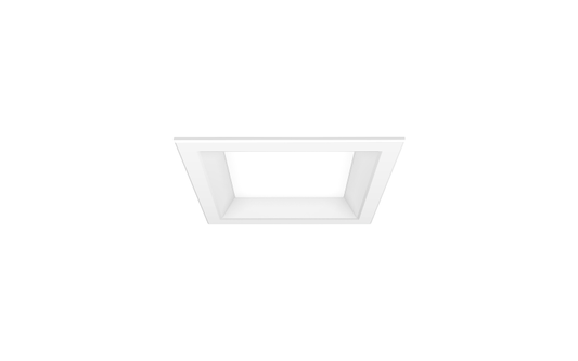 EVO 4IN Square Patient Downlight,4000K, 2000LM,277V,Eldoled Eco-Drive 0-10V 1% Dim Level,Chicago Plenum ,Fixture Housing
