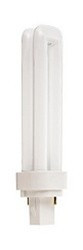 18 Watt Quad Tube Compact Fluorescent PL Bulb with 2-Pin (G24d-2) Base, 2700K -  CF18DD/827