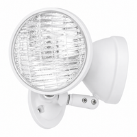 Dual-Lite OMSDW1208 12V, 8W Halogen Outdoor Remote Lighting Head, Double Heads, White Finish