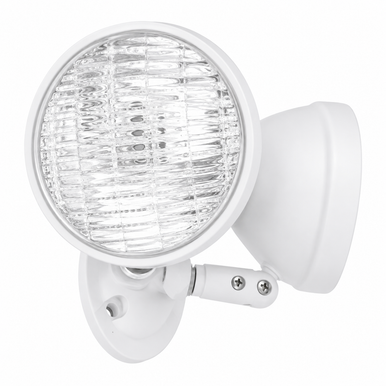 Dual-Lite OMSDW1225 12V, 25W Incandescent Outdoor Remote Lighting Head, Double Heads, White Finish