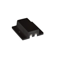 L Track Floating Canopy Connector in Black